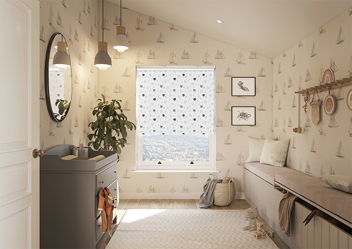 Scandi Forest (Blackout), Grey - Roller Blind - Image 8